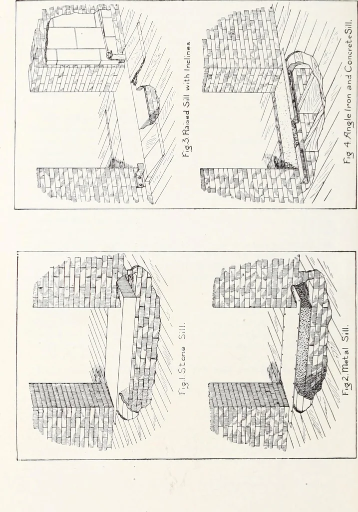 An illustration from Fire insurance and how to build; combining also a guide to insurance agents respecting fire prevention and extinction, special features of manufacturi, 1903, leaf 391