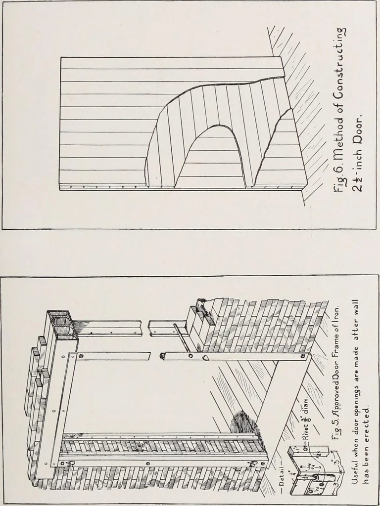 An illustration from Fire insurance and how to build; combining also a guide to insurance agents respecting fire prevention and extinction, special features of manufacturi, 1903, leaf 392