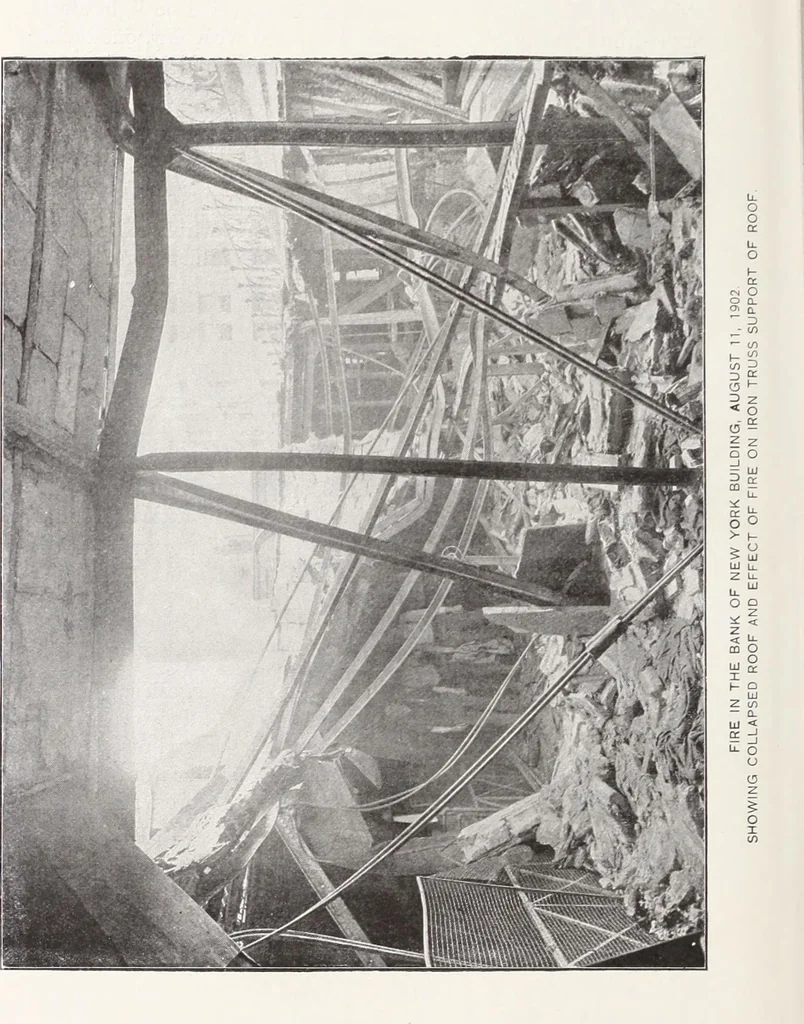 An illustration from Fire insurance and how to build; combining also a guide to insurance agents respecting fire prevention and extinction, special features of manufacturi, 1903, leaf 417