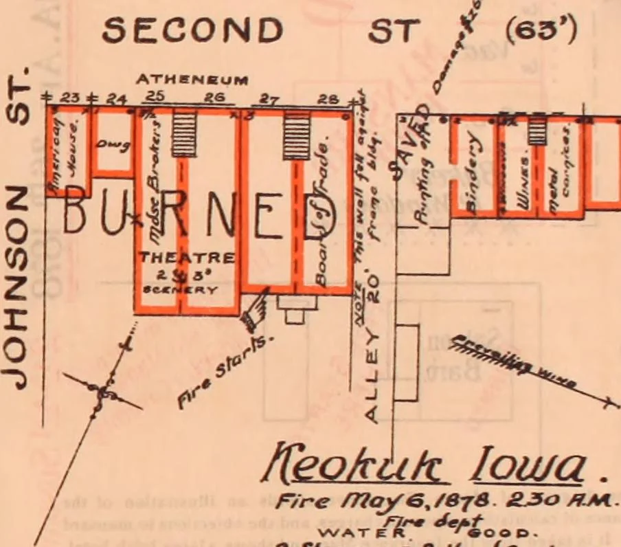 An illustration from Fire insurance and how to build; combining also a guide to insurance agents respecting fire prevention and extinction, special features of manufacturi, 1903, leaf 76