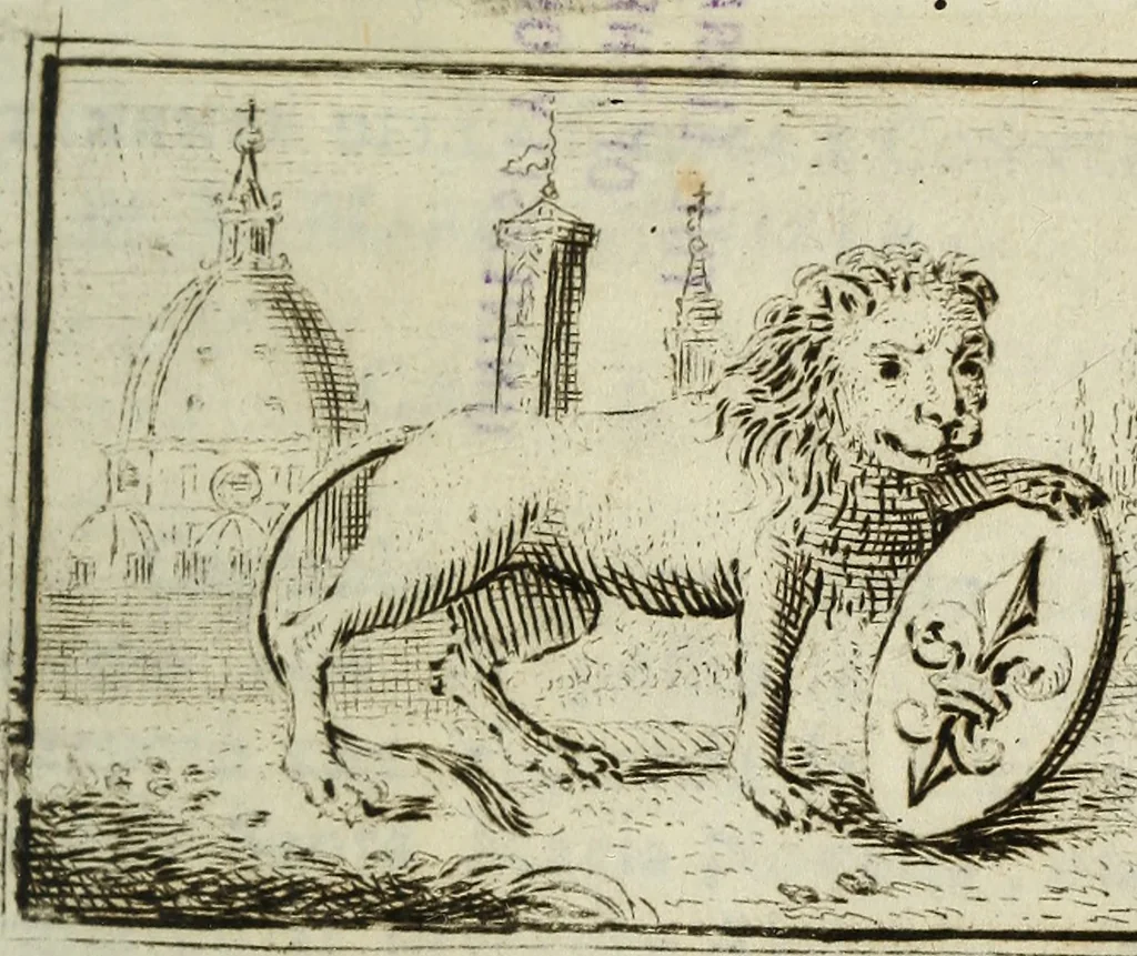 An illustration from Firenze antica, e moderna illustrata, 1789, leaf 8