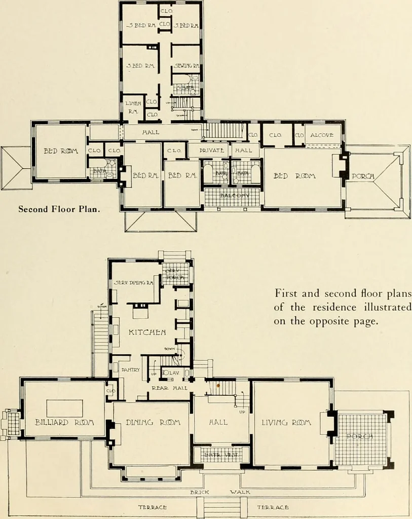 An illustration from Fireproof construction for houses and other buildings at moderate cost, 1910, leaf 22