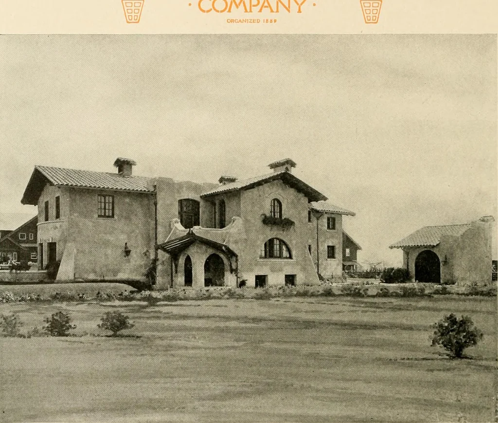 An illustration from Fireproof construction for houses and other buildings at moderate cost, 1910, leaf 25