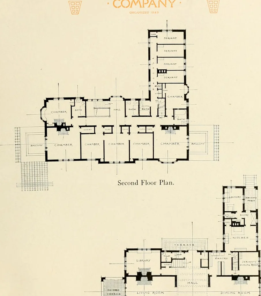 An illustration from Fireproof construction for houses and other buildings at moderate cost, 1910, leaf 34
