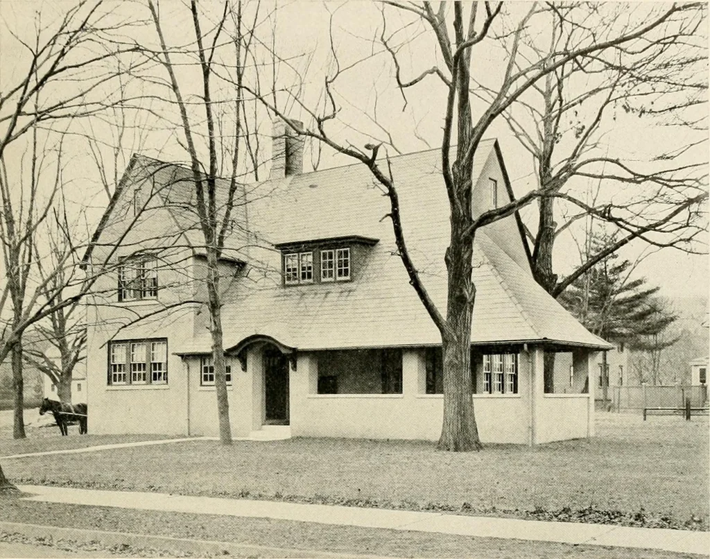 An illustration from Fireproof construction for houses and other buildings at moderate cost, 1910, leaf 38