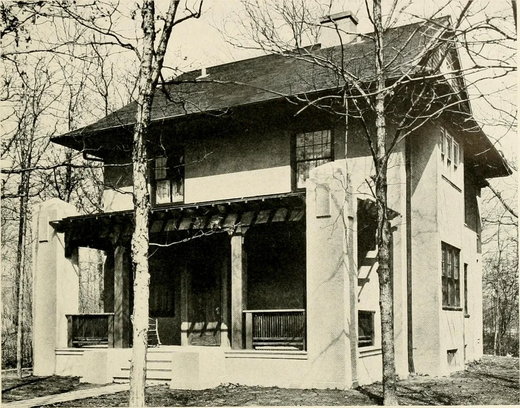 An illustration from Fireproof construction for houses and other buildings at moderate cost, 1910, leaf 40