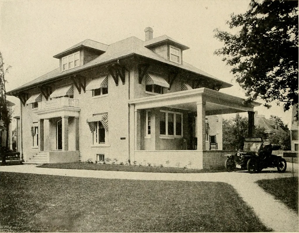 An illustration from Fireproof construction for houses and other buildings at moderate cost, 1910, leaf 41