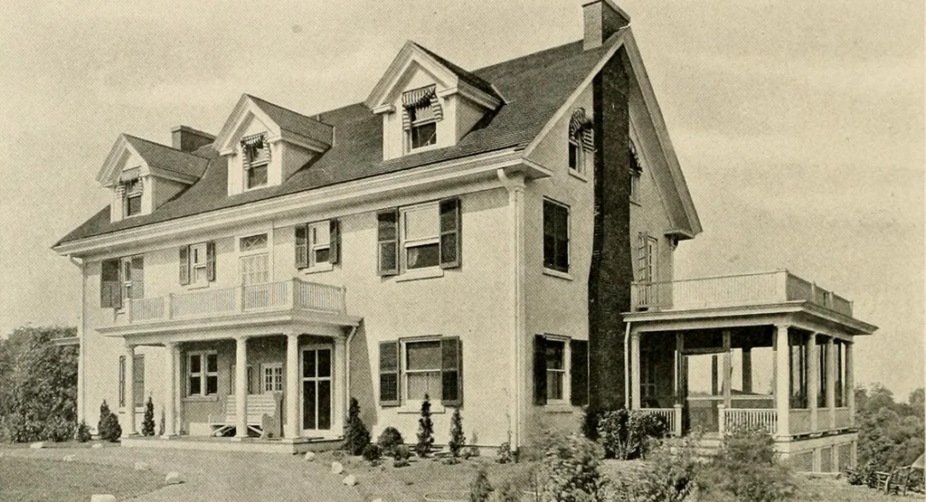 An illustration from Fireproof construction for houses and other buildings at moderate cost, 1910, leaf 43