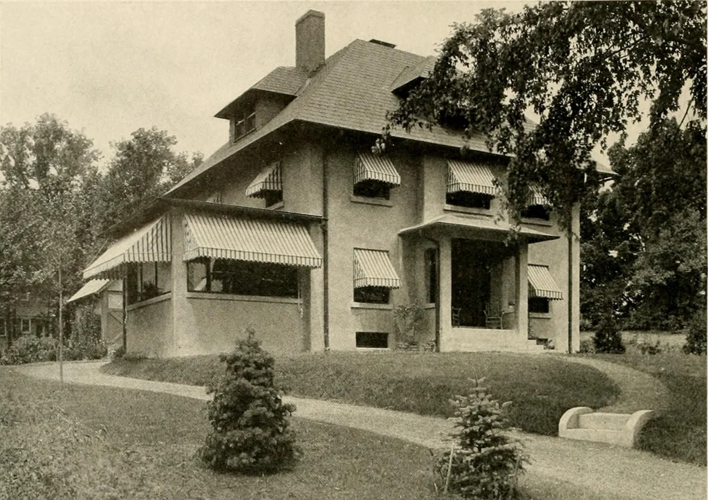 An illustration from Fireproof construction for houses and other buildings at moderate cost, 1910, leaf 49