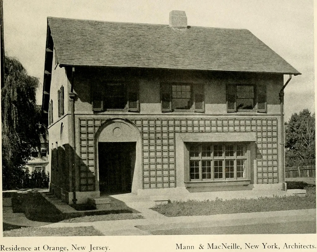 An illustration from Fireproof construction for houses and other buildings at moderate cost, 1910, leaf 52