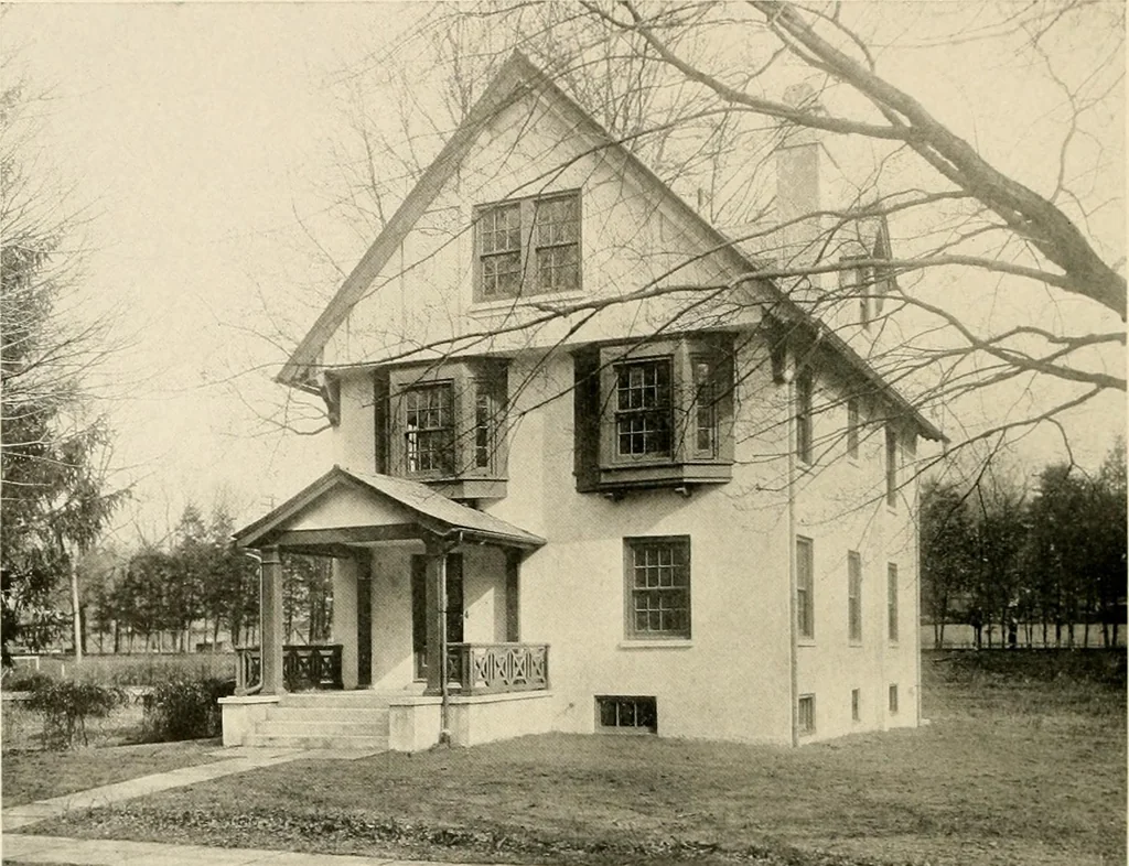 An illustration from Fireproof construction for houses and other buildings at moderate cost, 1910, leaf 53