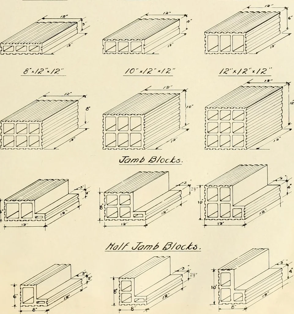 An illustration from Fireproof construction for houses and other buildings at moderate cost, 1910, leaf 74