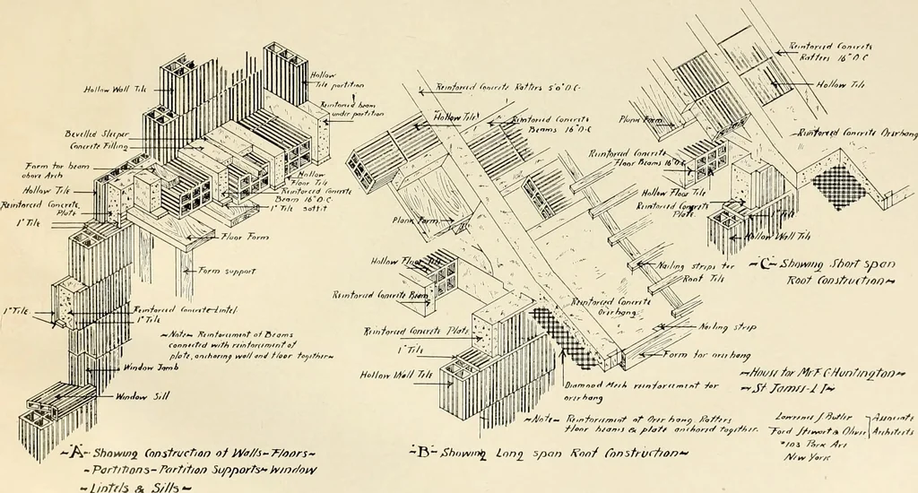 An illustration from Fireproof construction for houses and other buildings at moderate cost, 1910, leaf 76