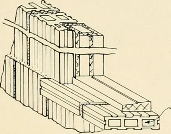 An illustration from Fireproof construction for houses and other buildings at moderate cost, 1910, leaf 84
