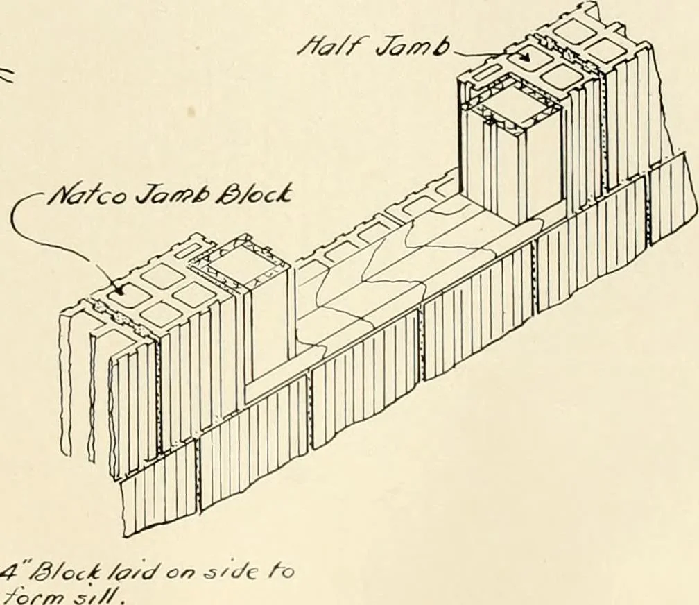 An illustration from Fireproof construction for houses and other buildings at moderate cost, 1910, leaf 84
