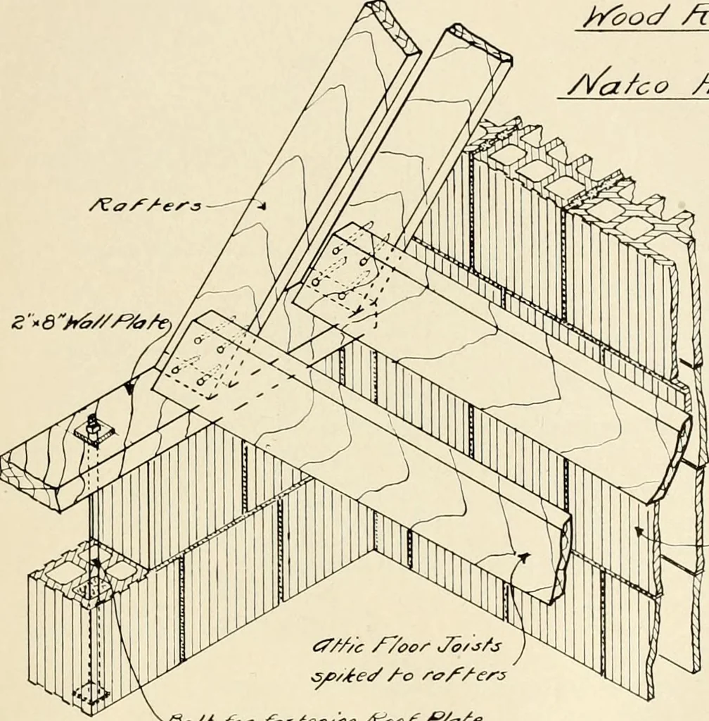 An illustration from Fireproof construction for houses and other buildings at moderate cost, 1910, leaf 86
