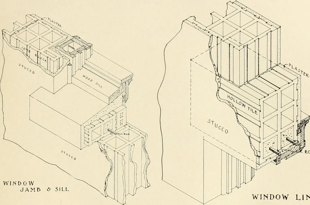 An illustration from Fireproof construction for houses and other buildings at moderate cost, 1910, leaf 88