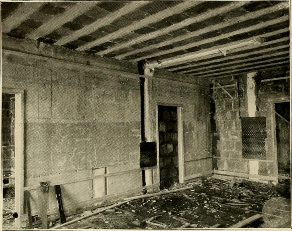 An illustration from Fireproof construction for houses and other buildings at moderate cost., 1909, leaf 11