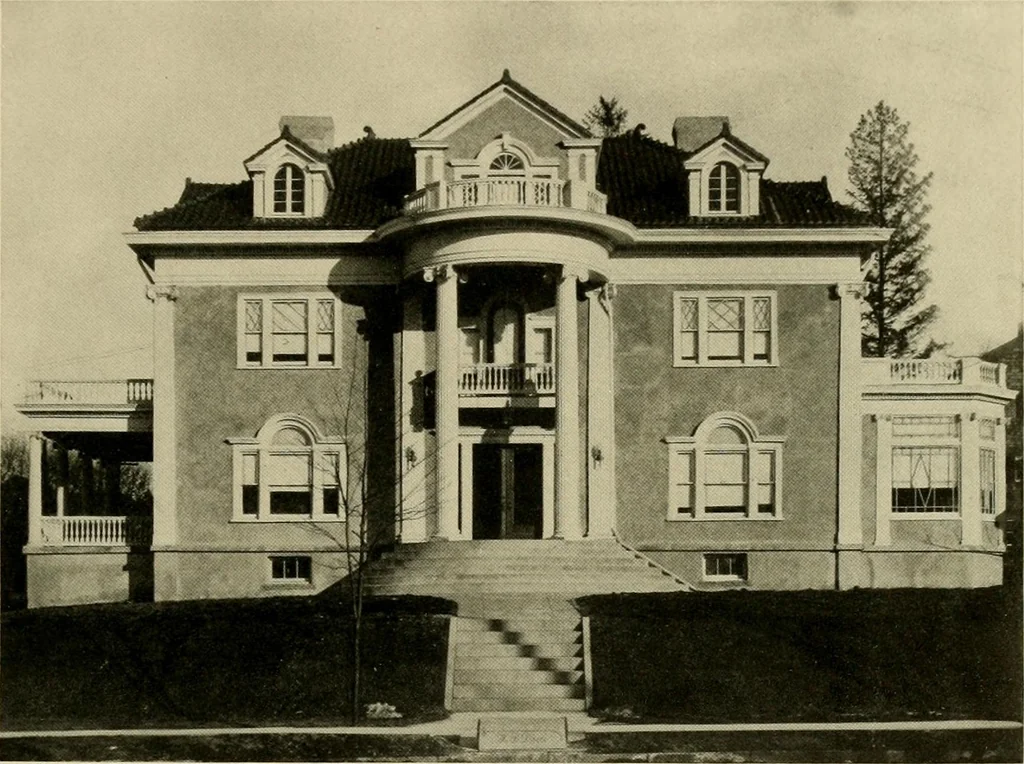 An illustration from Fireproof construction for houses and other buildings at moderate cost., 1909, leaf 12