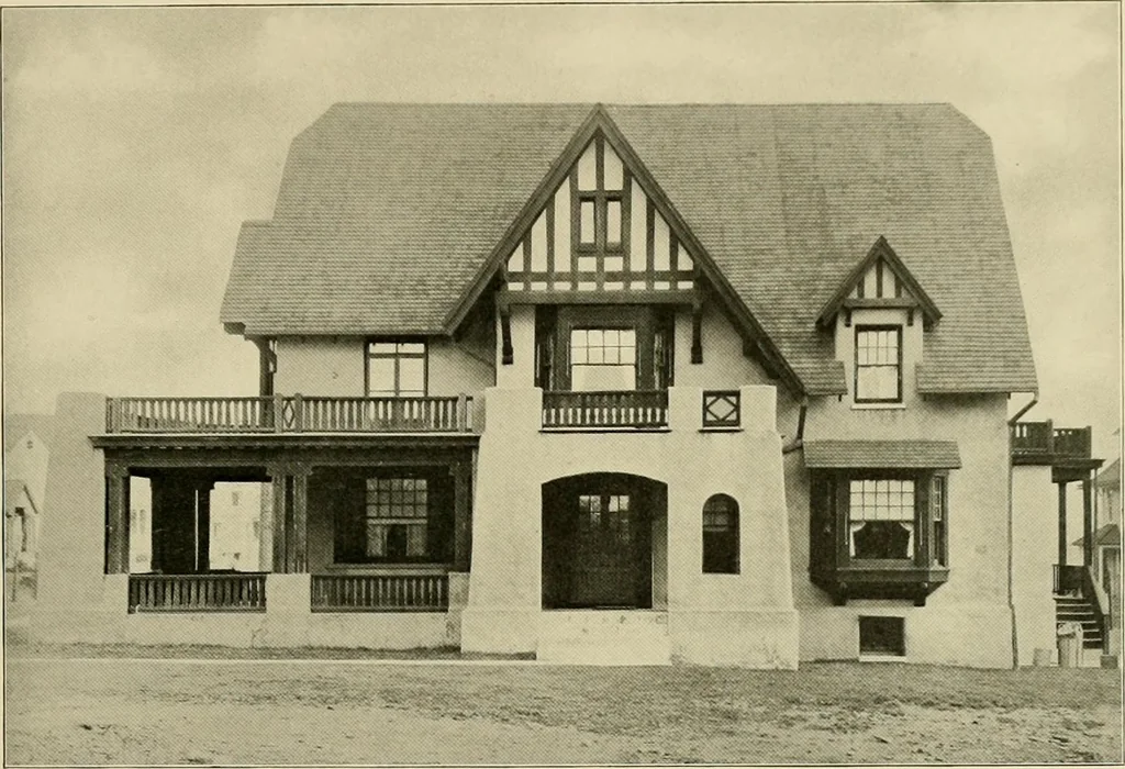 An illustration from Fireproof construction for houses and other buildings at moderate cost., 1909, leaf 22