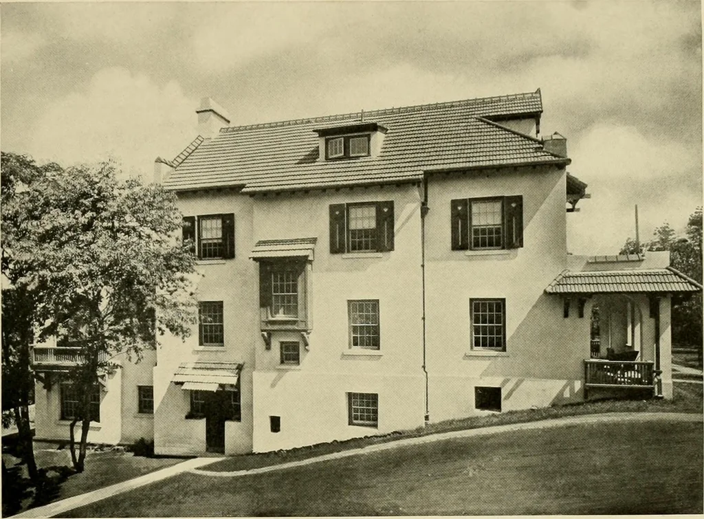 An illustration from Fireproof construction for houses and other buildings at moderate cost., 1909, leaf 26