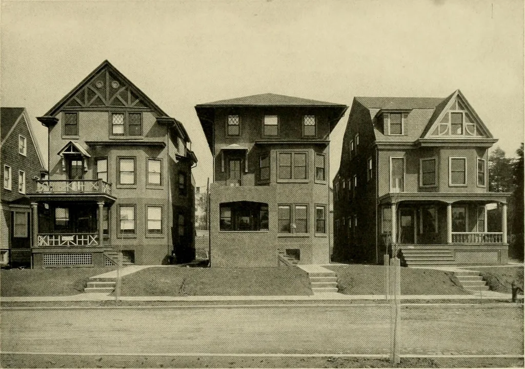 An illustration from Fireproof construction for houses and other buildings at moderate cost., 1909, leaf 36