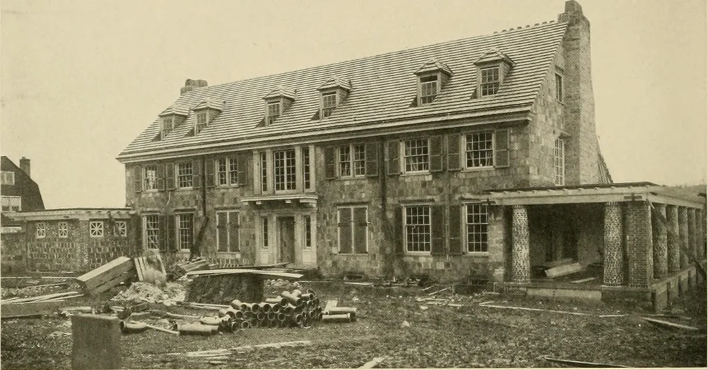 An illustration from Fireproof construction for houses and other buildings at moderate cost., 1909, leaf 45