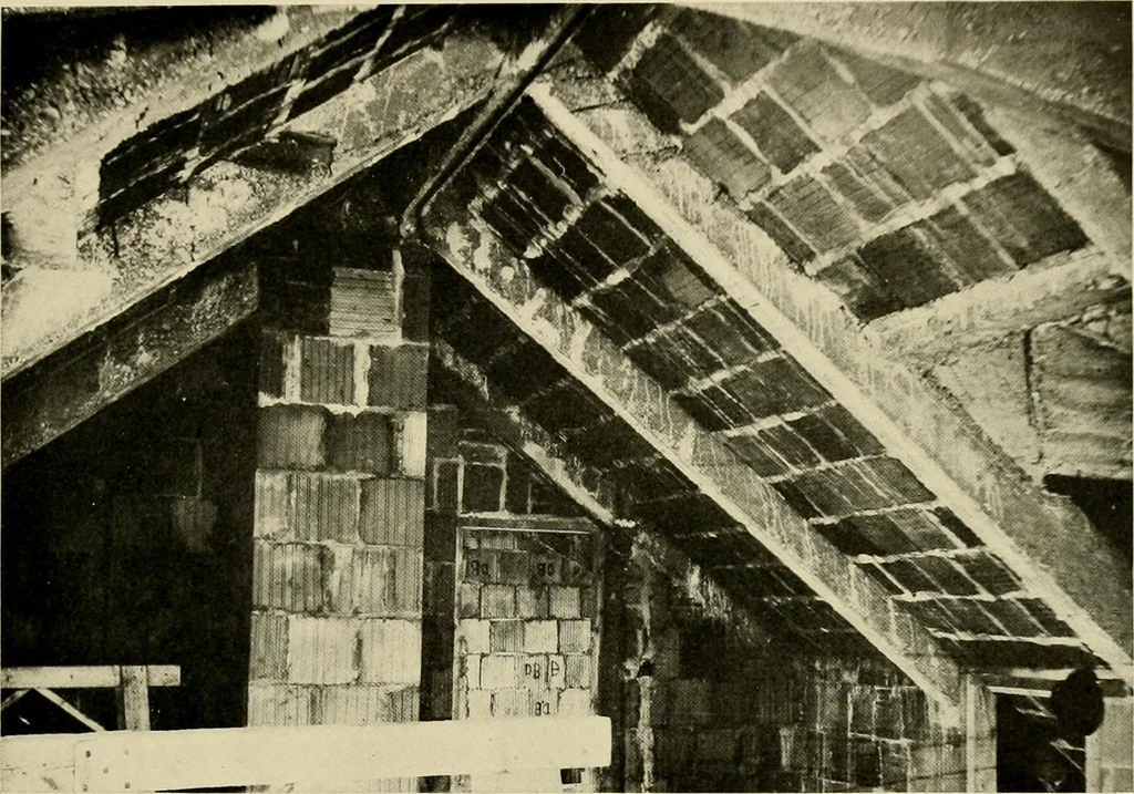 An illustration from Fireproof construction for houses and other buildings at moderate cost., 1909, leaf 48