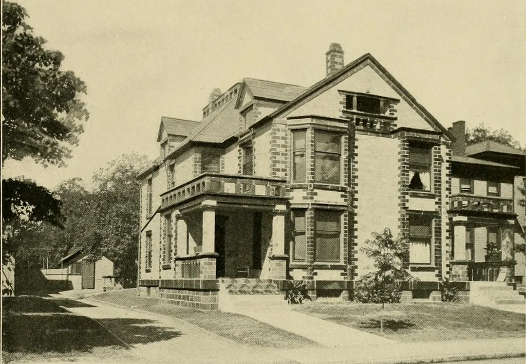 An illustration from Fireproof construction for houses and other buildings at moderate cost., 1909, leaf 52