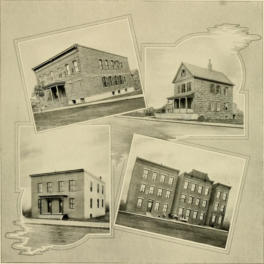 An illustration from Fireproof construction for houses and other buildings at moderate cost., 1909, leaf 54