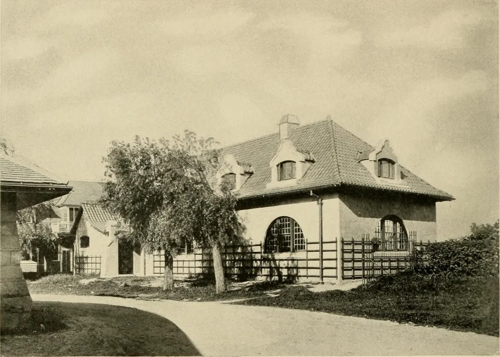 An illustration from Fireproof construction for houses and other buildings at moderate cost., 1909, leaf 57