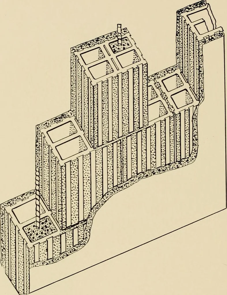 An illustration from Fireproof construction for houses and other buildings at moderate cost., 1909, leaf 71