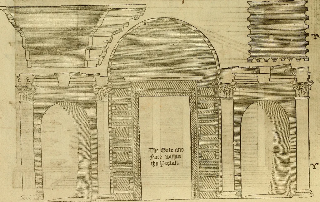An illustration from The first booke of architecture : entreating of geometrie. Translated out of Italian into Dutch and out of Dutch into English, 1611, leaf 101