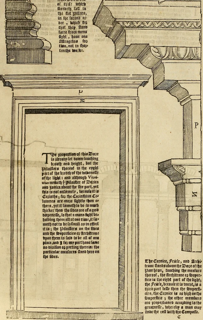 An illustration from The first booke of architecture : entreating of geometrie. Translated out of Italian into Dutch and out of Dutch into English, 1611, leaf 102