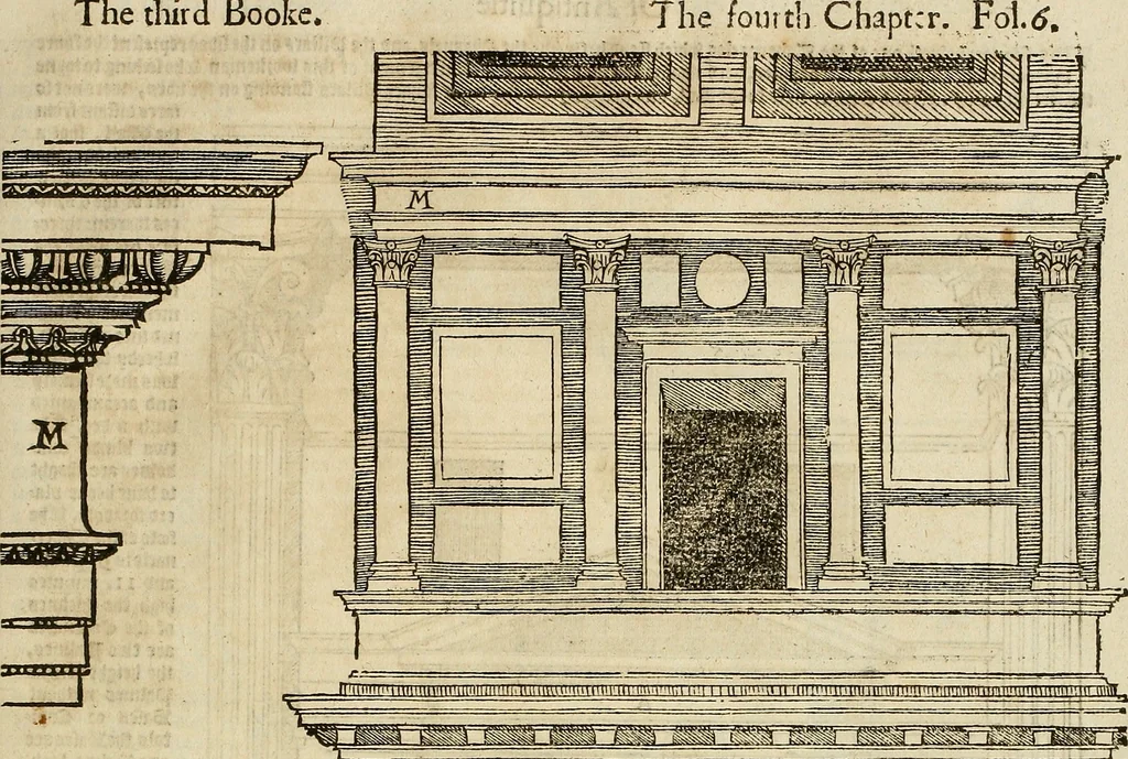 An illustration from The first booke of architecture : entreating of geometrie. Translated out of Italian into Dutch and out of Dutch into English, 1611, leaf 106