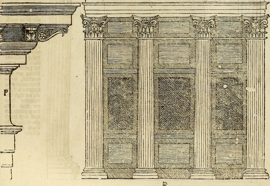 An illustration from The first booke of architecture : entreating of geometrie. Translated out of Italian into Dutch and out of Dutch into English, 1611, leaf 106