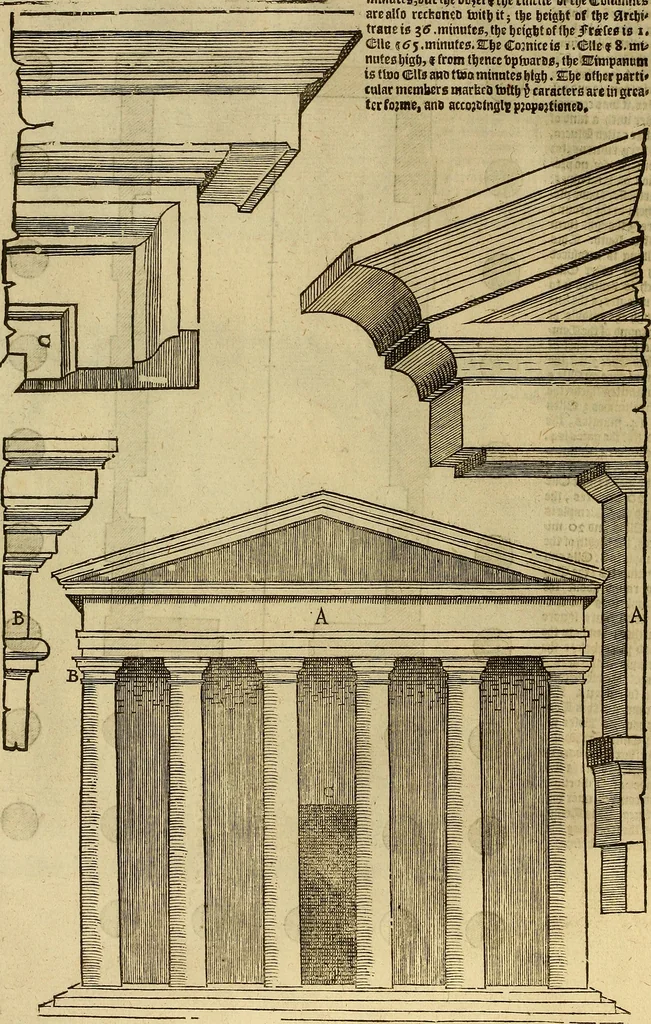 An illustration from The first booke of architecture : entreating of geometrie. Translated out of Italian into Dutch and out of Dutch into English, 1611, leaf 115
