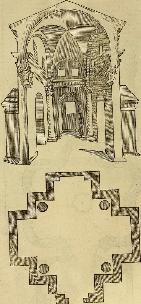 An illustration from The first booke of architecture : entreating of geometrie. Translated out of Italian into Dutch and out of Dutch into English, 1611, leaf 123