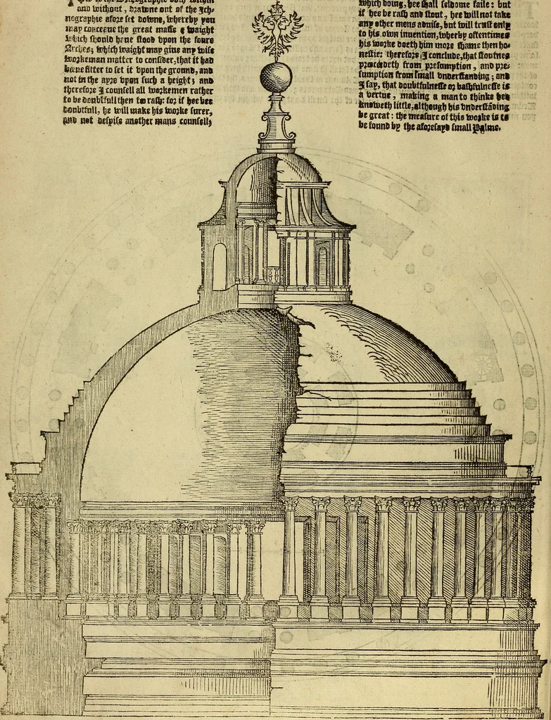 An illustration from The first booke of architecture : entreating of geometrie. Translated out of Italian into Dutch and out of Dutch into English, 1611, leaf 129