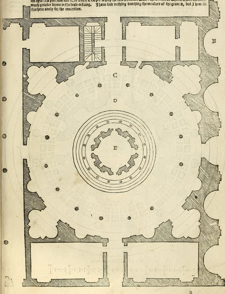 An illustration from The first booke of architecture : entreating of geometrie. Translated out of Italian into Dutch and out of Dutch into English, 1611, leaf 130