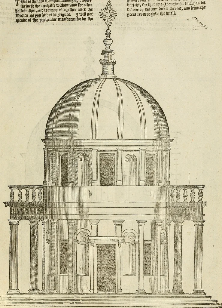 An illustration from The first booke of architecture : entreating of geometrie. Translated out of Italian into Dutch and out of Dutch into English, 1611, leaf 132
