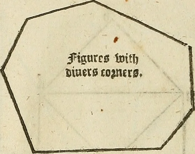 An illustration from The first booke of architecture : entreating of geometrie. Translated out of Italian into Dutch and out of Dutch into English, 1611, leaf 16
