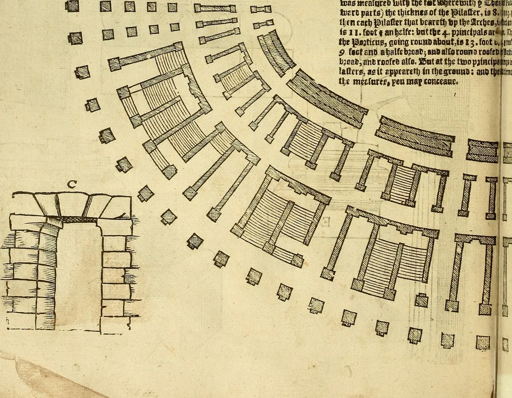 An illustration from The first booke of architecture : entreating of geometrie. Translated out of Italian into Dutch and out of Dutch into English, 1611, leaf 161