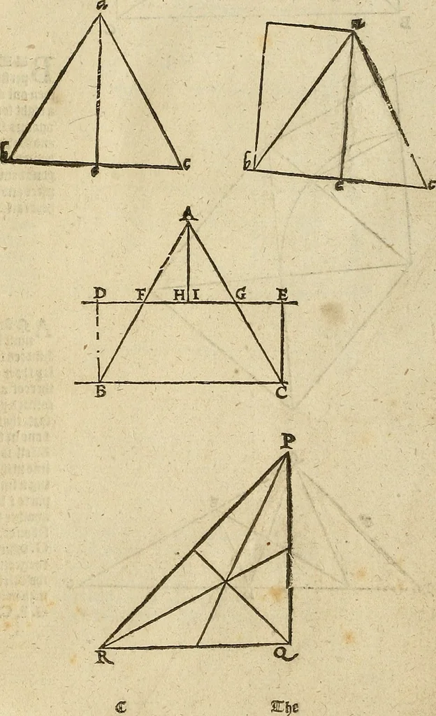 An illustration from The first booke of architecture : entreating of geometrie. Translated out of Italian into Dutch and out of Dutch into English, 1611, leaf 18
