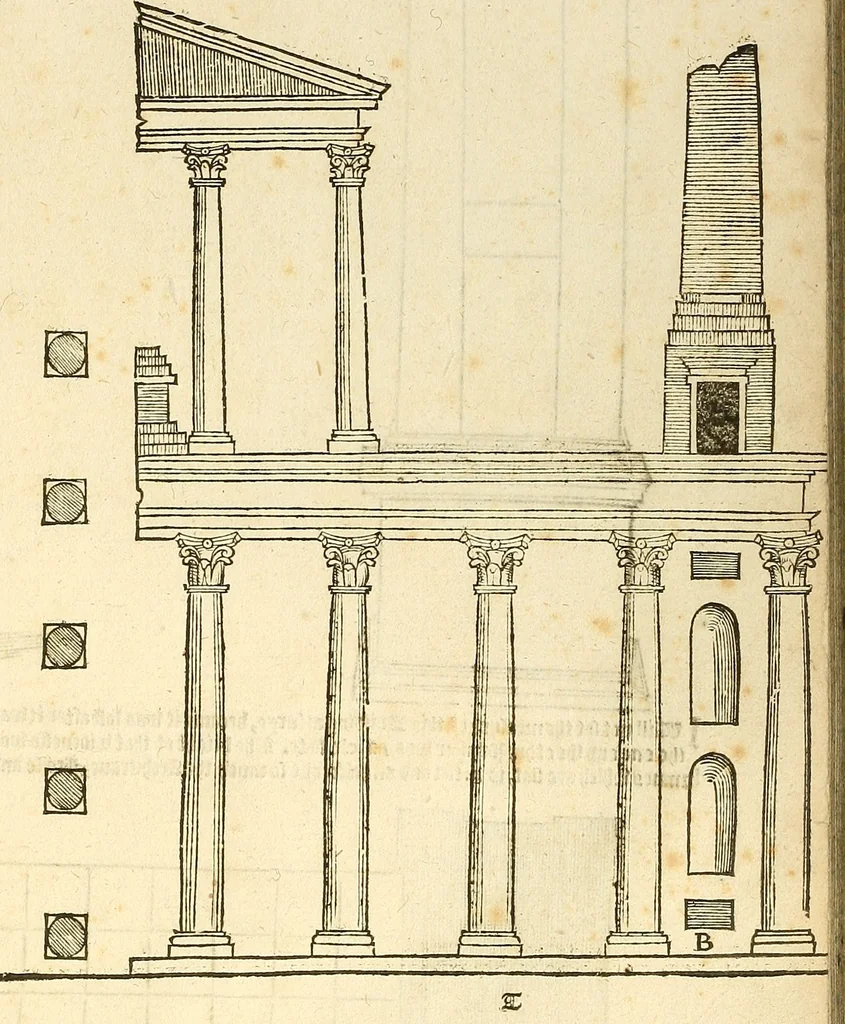 An illustration from The first booke of architecture : entreating of geometrie. Translated out of Italian into Dutch and out of Dutch into English, 1611, leaf 182