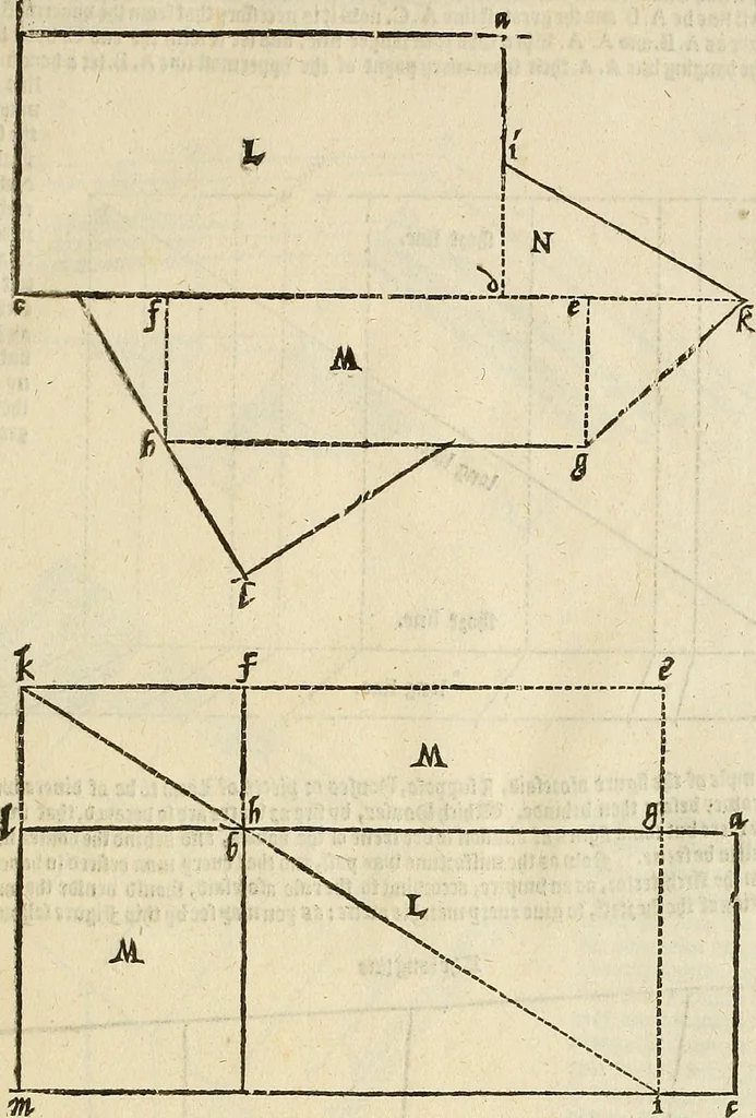 An illustration from The first booke of architecture : entreating of geometrie. Translated out of Italian into Dutch and out of Dutch into English, 1611, leaf 22