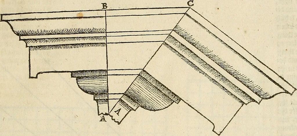 An illustration from The first booke of architecture : entreating of geometrie. Translated out of Italian into Dutch and out of Dutch into English, 1611, leaf 24