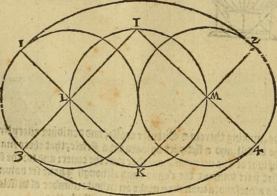 An illustration from The first booke of architecture : entreating of geometrie. Translated out of Italian into Dutch and out of Dutch into English, 1611, leaf 33