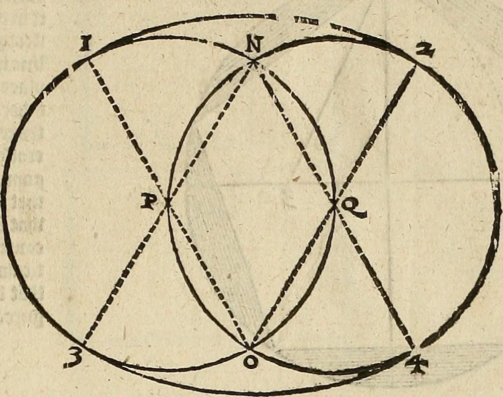 An illustration from The first booke of architecture : entreating of geometrie. Translated out of Italian into Dutch and out of Dutch into English, 1611, leaf 34