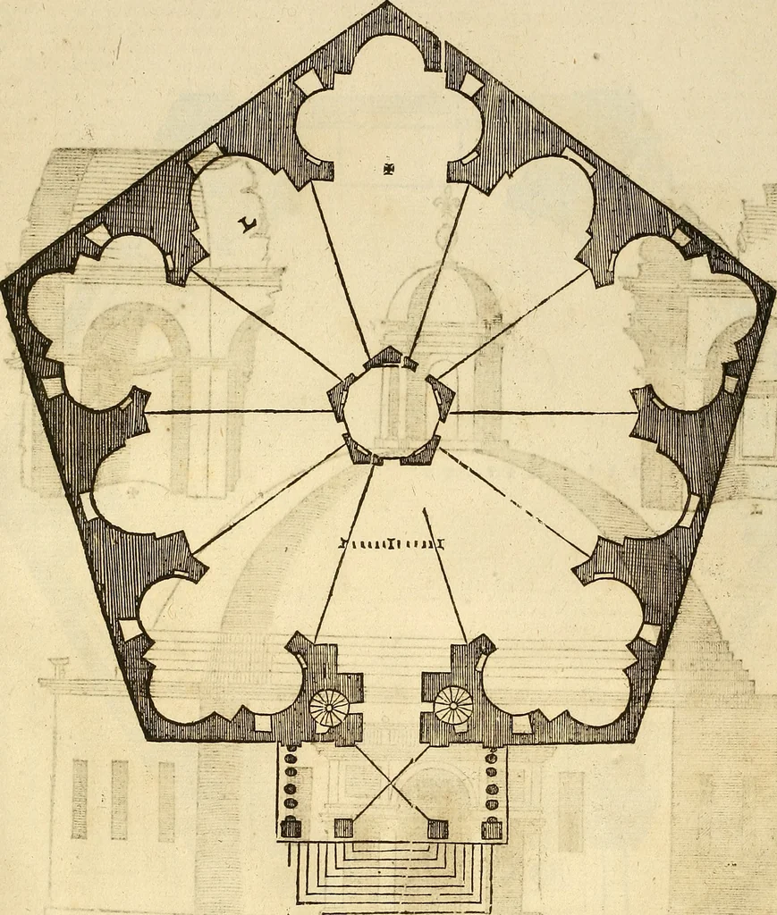 An illustration from The first booke of architecture : entreating of geometrie. Translated out of Italian into Dutch and out of Dutch into English, 1611, leaf 394